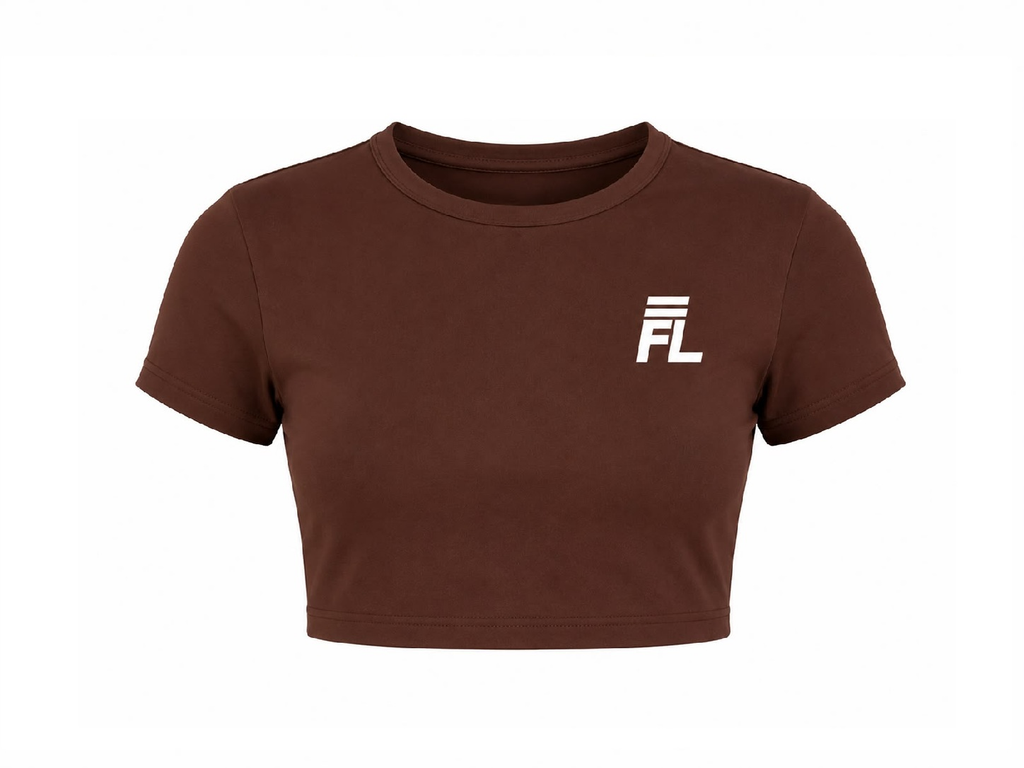 Flowlane Women Cropped Performance T-Shirt